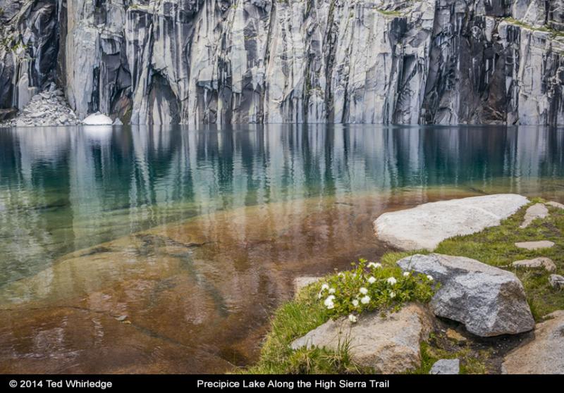 ncps Precipice-Lake-color - Precipice Lake  ©2014 Ted Whirledge
